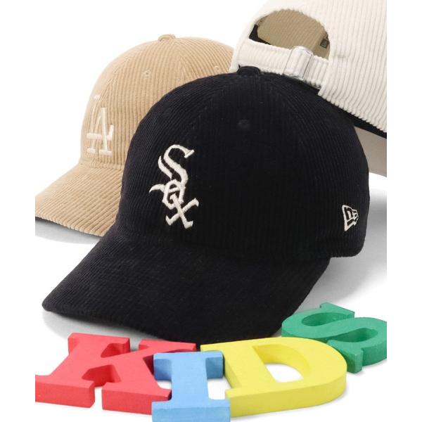 ニューエラ キャップ 帽子 紫外線カット ニューエラキッズ キャップ MLB コーデュロイ キッズ 子供 男の子 女の子