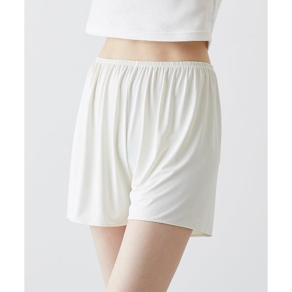 インナーシャツ 肌着 透けにくいペチパンツ1分丈 レディース