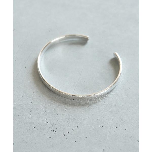 バングル SV925 HUMMERED BANGLE W5.5mm:ハンマード デザインバングル メンズ レディース