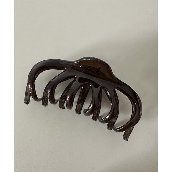 ヘアクリップ ヘアクリップ大きめアクリルバンスクリップ