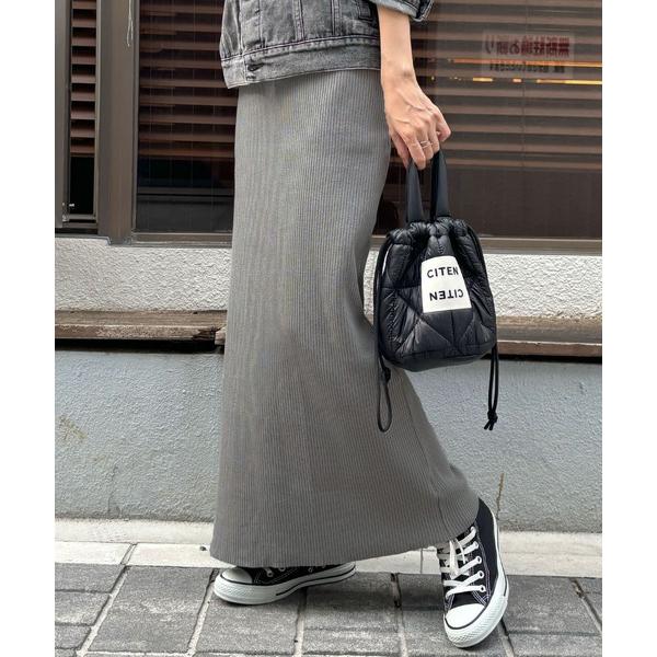 『タイムセール実施中』ZOZO問い合わせ番号:85600315ショップ:FUTIER LAND，フューティアランドブランド:Futier land，フューティアランド商品名:ポケット付きリブロングナロースカートカテゴリ:スカート>スカ...