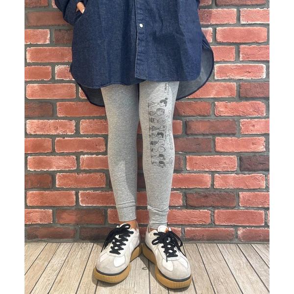 パンツ 「日本製」スヌーピー「SNOOPY」Bare Jersey Full Length Leggings (Family) レディース メンズ
