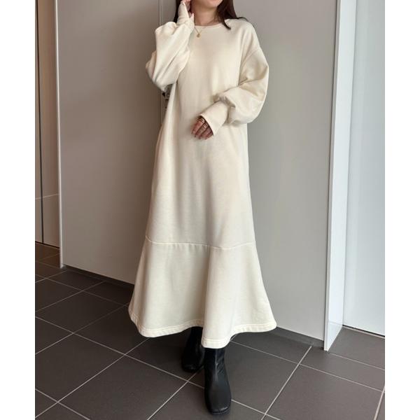 『タイムセール実施中』ZOZO問い合わせ番号:85602137ショップ:RANAN，ラナンブランド:RANAN，ラナン商品名:裏起毛ペプラムスウェットワンピースカテゴリ:ワンピース/ドレス>ワンピースブランド品番:720243素材:ポ...