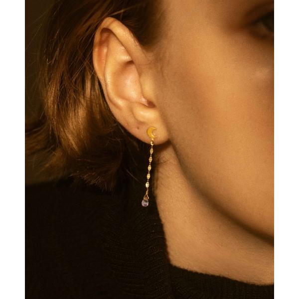 アレルギー対応 ピアス 「les bonbon」moonlight pierce ムーンライト ピアス レディース