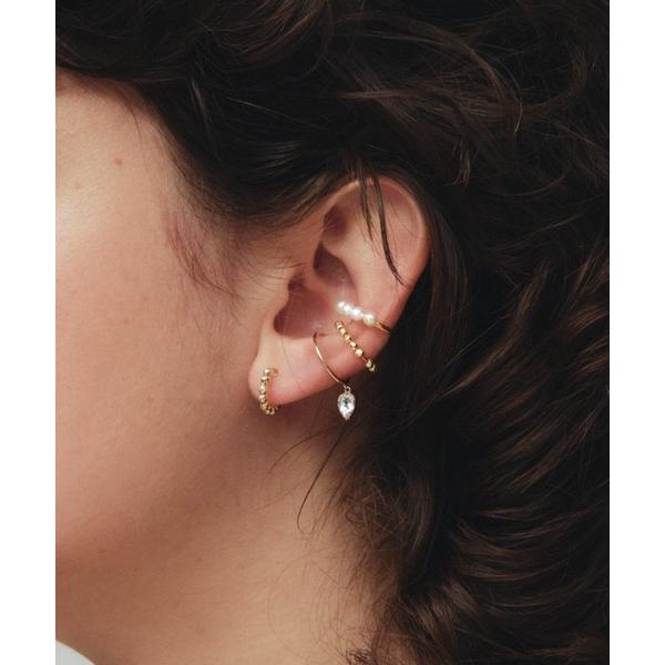 アレルギー対応 イヤーカフ 「les bonbon」lily of the valley earcuff/リリーオブザバリー イヤーカフ レディース