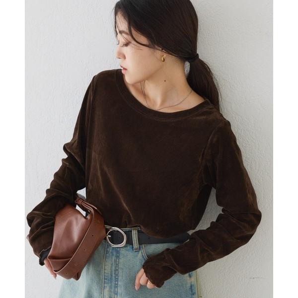 ZOZO問い合わせ番号:85801175ショップ:CIAOPANIC TYPY，チャオパニックティピーブランド:CIAOPANIC TYPY，チャオパニックティピー商品名:【リバイバル】シアーフロッキーベロア見えメロートップスカテゴリ:トッ...