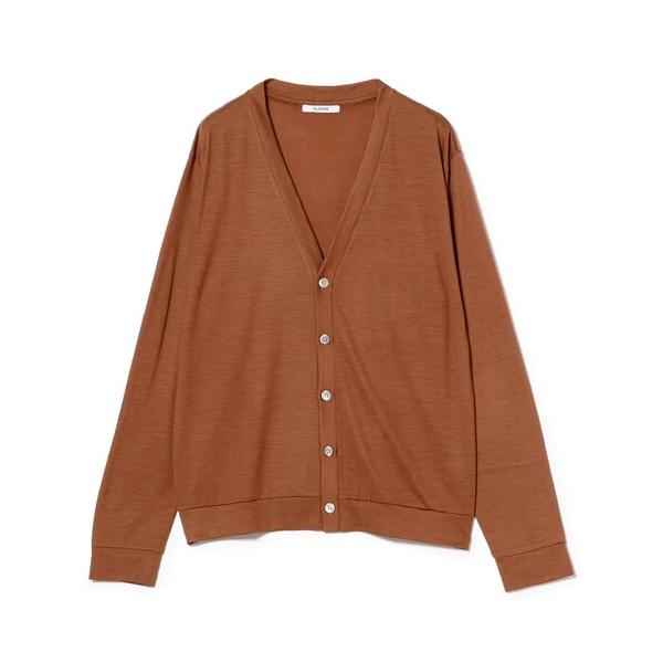 カーディガン SLOANE × International Gallery BEAMS / 別注 ウール天竺 Vネック カーディガン メンズ