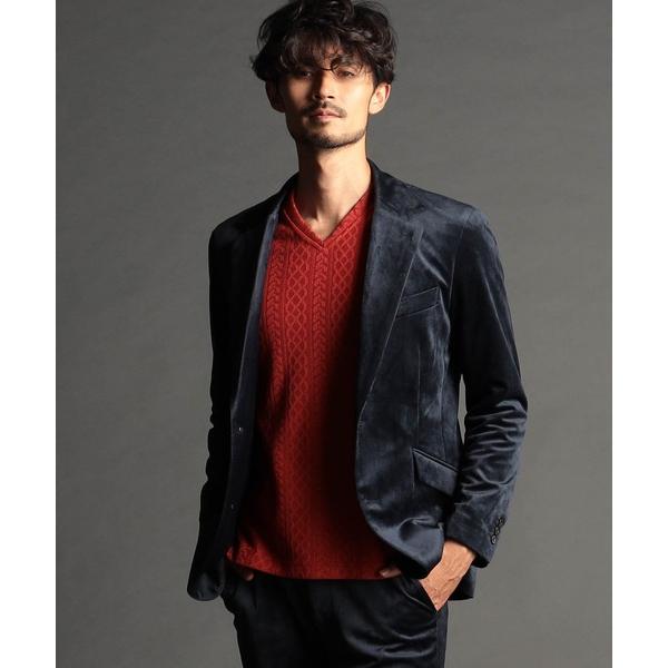 『セール実施中』ZOZO問い合わせ番号:85835595ショップ:NICOLE，ニコルブランド:NICOLE CLUB FOR MEN，ニコルクラブフォーメン商品名:ハイブリッドベルベット ジャケットカテゴリ:ジャケット/アウター>セ...
