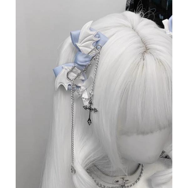 ヘアピン 「NOVESSEL/ノベセル」バットリボンヘアピン