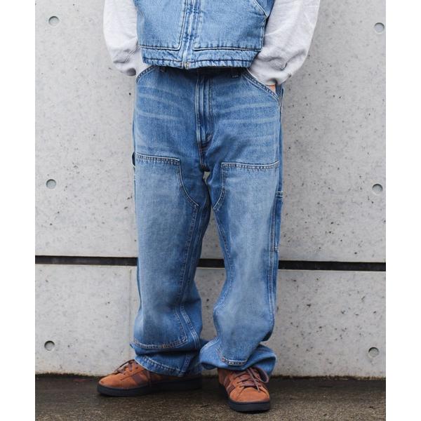 GRANCYファーポケットデザインハーフデニムカーゴパンツ GRANCY】FurPocket Design Half Denim Cargo Pants / ファー