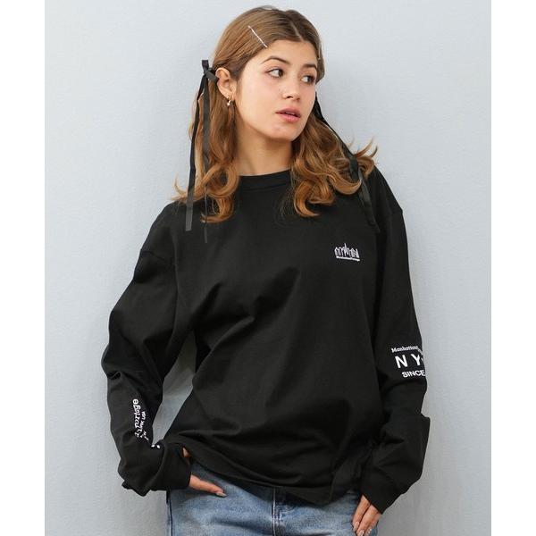 tシャツ Manhattan Portage/マンハッタンポーテージ ロンT LOGO MP-M580 レディース