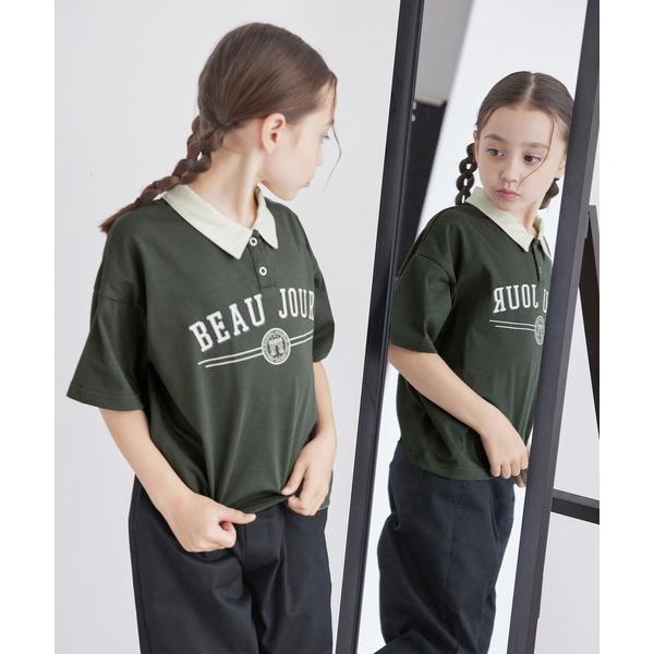 『タイムセール実施中』ZOZO問い合わせ番号:86011316ショップ:ROPE' PICNIC，ロぺピクニックブランド:ROPE' PICNIC，ロペピクニック商品名:【KIDS】カレッジロゴオーバーポロシャツ/接触冷感カテゴリ:トップス...