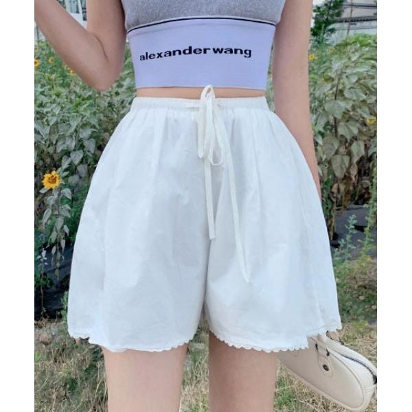 『タイムセール実施中』ZOZO問い合わせ番号:86013019ショップ:gossip！ロサンゼルス，ゴシップロサンゼルスブランド:gossip！ロサンゼルス，ゴシップロサンゼルス商品名:縁取りレースワンドショートパンツ【綿100%　】カテゴ...