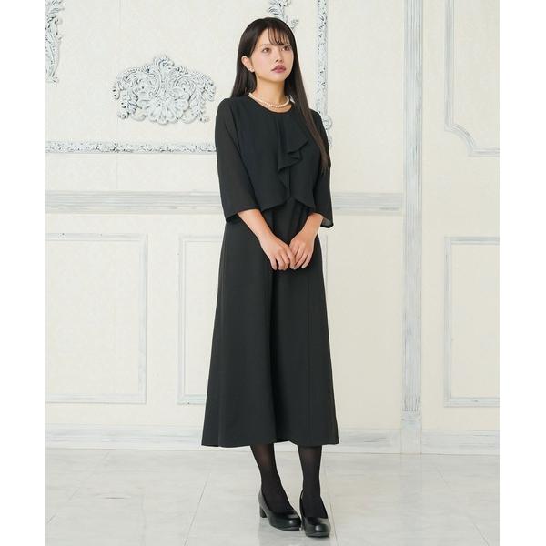 ZOZO問い合わせ番号:86111123ショップ:夢展望（YUMETENBO），ユメテンボウブランド:Diable baiser，ディアブルベーゼ，夢展望，ユメテンボウ商品名:ブラックフォーマルワンピース【M/L/LL/3L/4L】カテゴリ...