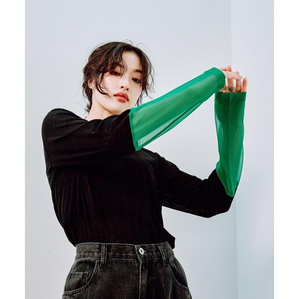 ZOZO問い合わせ番号:86180074ショップ:LEPSIM，レプシィムブランド:LEPSIM，レプシィム商品名:袖切り替えプルオーバー　140912カテゴリ:トップス>Tシャツ/カットソーブランド品番:140912素材:【オフホワ...