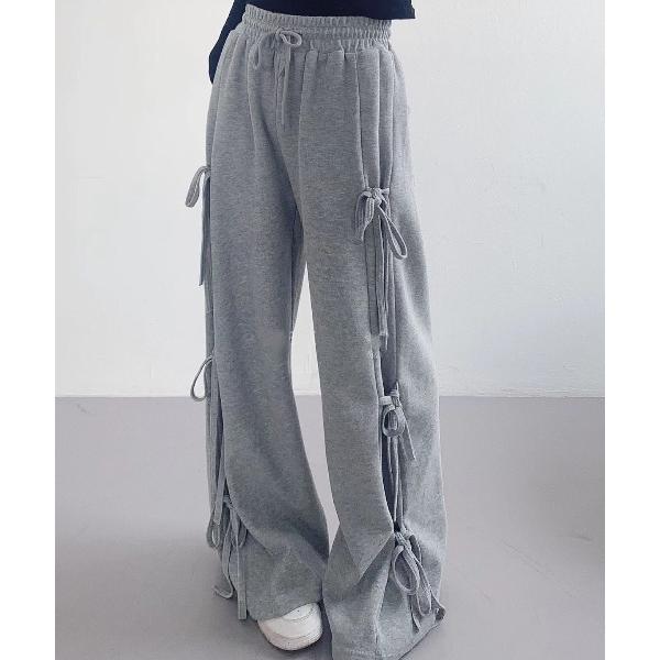『セール実施中』ZOZO問い合わせ番号:86244412ショップ:DIAVEL，ディアベルブランド:SHEENA，シーナ，DIAVEL，ディアベル商品名:サイドリボンスウェットパンツカテゴリ:パンツ>スウェットパンツブランド品番:22...