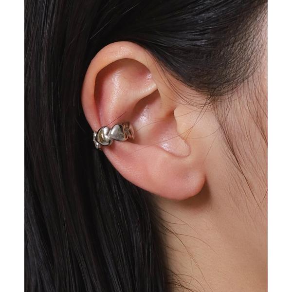 イヤーカフ 「WEB限定」“Moment”ハートエタニティイヤーカフ/サージカルステンレス（金属アレルギー対応）「LHME / エルエイチエムイー」