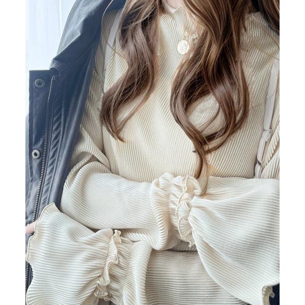 『タイムセール実施中』ZOZO問い合わせ番号:86247005ショップ:Classical Elf，クラシカルエルフブランド:classicalelf，クラシカルエルフ商品名:華奢見えが叶う 女性の味方。 キャンディー スリーブ プリーツ ...