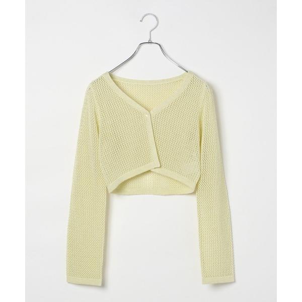 『セール実施中』ZOZO問い合わせ番号:86280545ショップ:GLOBAL WORK，グローバルワークブランド:GLOBAL WORK，グローバルワーク商品名:メッシュニットカーディガン/AND YUA ANY/115774カテゴリ:ト...