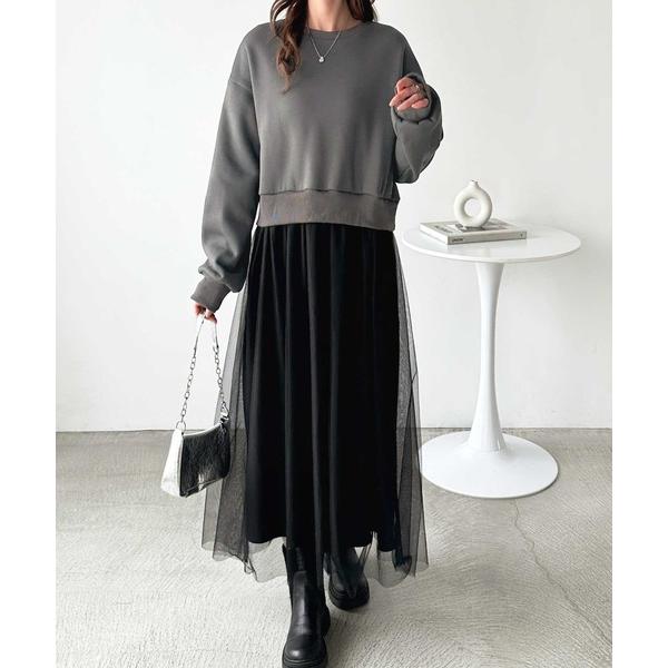 『セール実施中』ZOZO問い合わせ番号:86349376ショップ:GeeRA，ジーラブランド:GeeRA，ジーラ商品名:チュールドッキングワンピースカテゴリ:ワンピース/ドレス>ワンピースブランド品番:208439素材:（トップス部分...