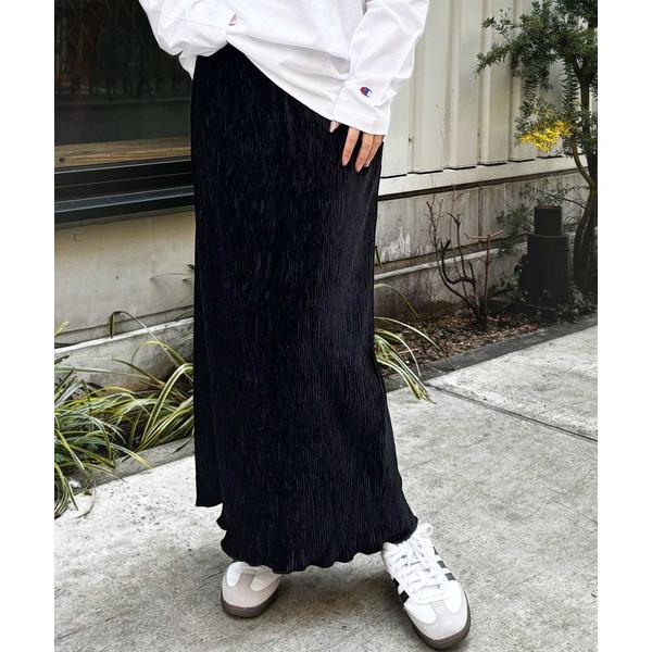 『セール実施中』ZOZO問い合わせ番号:86349437ショップ:GeeRA，ジーラブランド:GeeRA，ジーラ商品名:【新色追加】すっきり見え！ベロアプリーツバックスリットロングタイトスカートカテゴリ:スカート>スカートブランド品番...