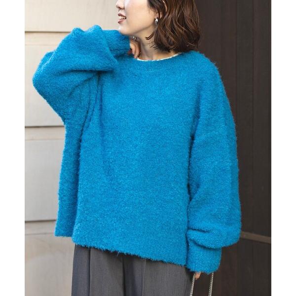 『セール実施中』ZOZO問い合わせ番号:86350095ショップ:coen，コーエンブランド:coen，コーエン商品名:【フワ軽あったか】ブークレボートネックニットカテゴリ:トップス>ニット/セーターブランド品番:7630646019...