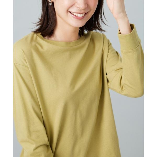 tシャツ 綿１００％裾タックデザインプルオーバー レディース