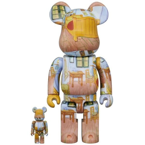 フィギュア BE@RBRICK × Van Gogh Museum Van Gogh ”The Bedroom” 100％ ＆ 400％