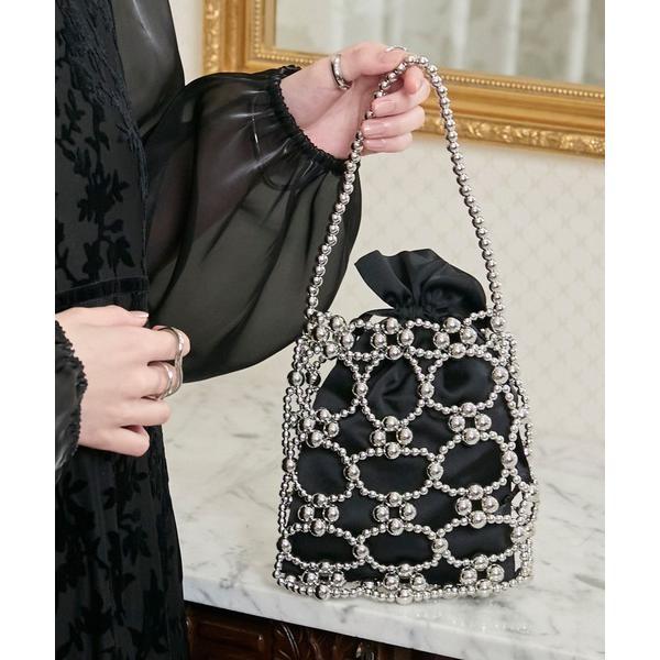 ZOZO問い合わせ番号:86485798ショップ:MONO-MART，モノマートブランド:forksy.，フォルクシー，MONO-MART，モノマート商品名:【forksy.】【オケージョン対応】巾着付きビーズミニバッグカテゴリ:バッグ&g...