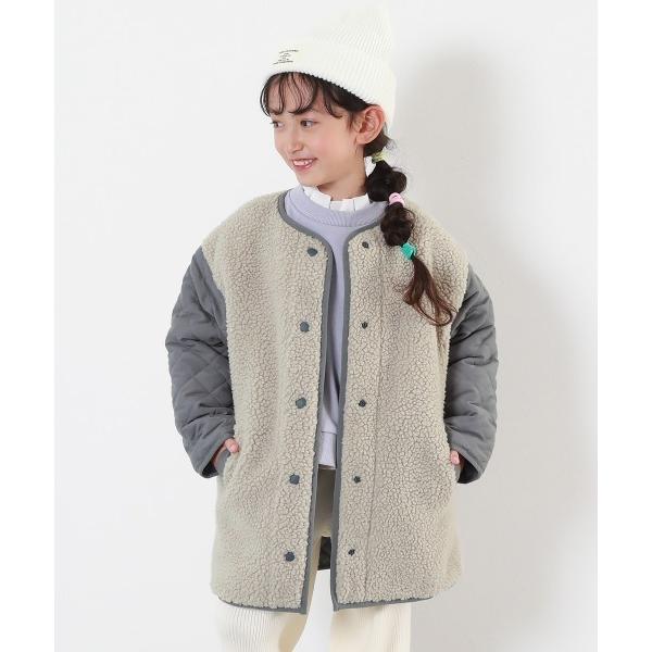 『セール実施中』ZOZO問い合わせ番号:86584309ショップ:devirock，デビロックブランド:devirock，デビロック商品名:洗える キルティングボア ノーカラー リバーシブルロングコートカテゴリ:ジャケット/アウター>...