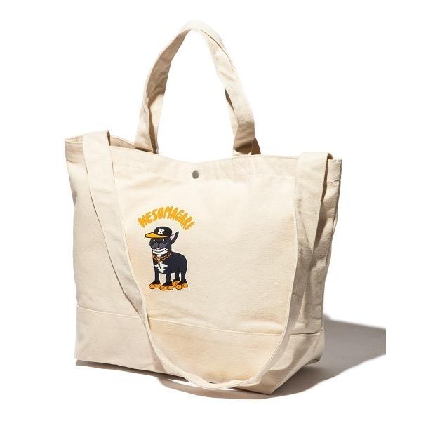 トートバッグ KINETICS 小山ゆうじろう×伊藤商店×Kinetics HESOMAGARI TOTE BAG LARGE（キネティクス へそまがり トートバッグ ラージ）