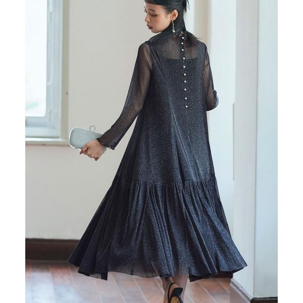 ZOZO問い合わせ番号:86762214ショップ:RUIRUE BOUTIQUE，ルイルエブティックブランド:RUIRUE BOUTIQUE，ルイルエブティック商品名:オケージョンドレス 結婚式 ｜ ラメチュールメロウ ワンピース ドレス ...