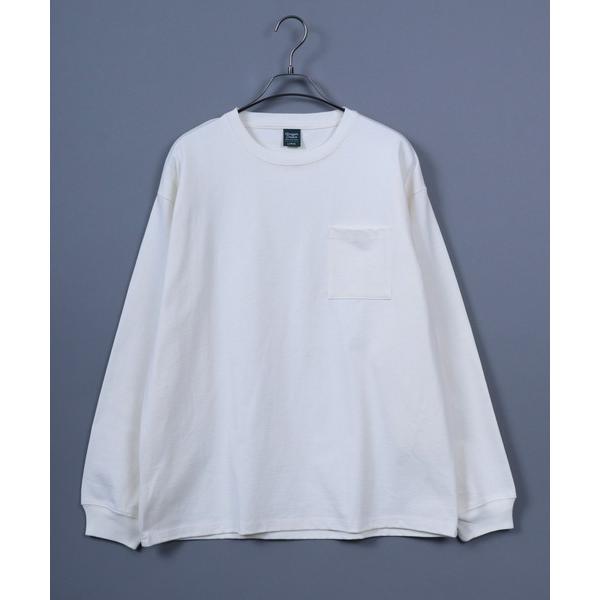 tシャツ 11oz Ultra Heavy Weight Wide Silhouette Pocket T-Shirt/11オンス ウルトラヘビーウェイト ポケット付き 長袖Tシャツ ロンT オーバーサイズ ワ…
