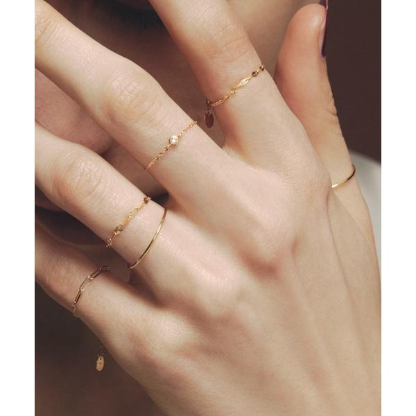 アレルギー対応 指輪 リング 「les bonbon」 adjustable diamond ring/ アジャスタブル ダイヤモンド リング