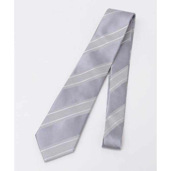 ZOZO問い合わせ番号:86798889ショップ:SHIPS，シップスブランド:SHIPS Colors，シップス カラーズ商品名:SHIPS Colors:シルバー サテン レジメンタル タイ 2◇カテゴリ:フォーマルスーツ/小物>...