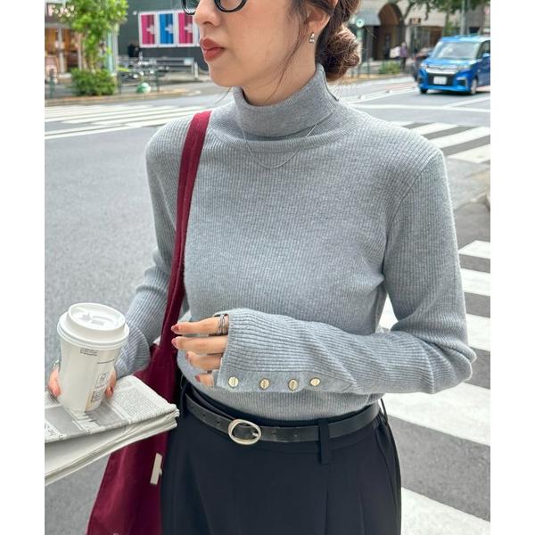 ZOZO問い合わせ番号:86940075ショップ:DISCOAT，ディスコートブランド:DISCOAT，ディスコート商品名:【新色追加!】リブ袖口ボタンタートル《WEB限定カラーあり》カテゴリ:トップス>ニット/セーターブランド品番:...