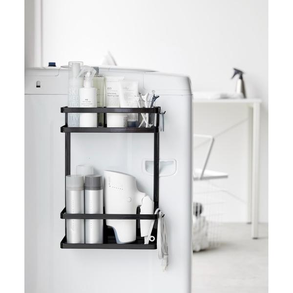 他サイト： バス トイレ tower（タワー）洗濯機横マグネット収納ラック 2段の商品画像