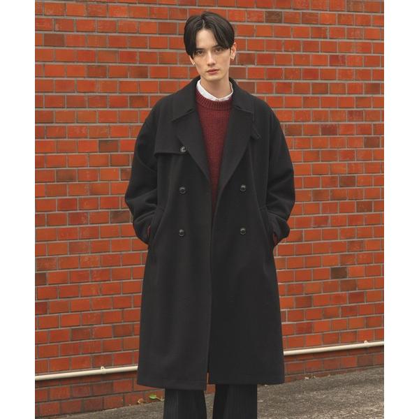 『タイムセール実施中』ZOZO問い合わせ番号:87010048ショップ:RAGEBLUE，レイジブルーブランド:RAGEBLUE，レイジブルー商品名:WOOLLYTEC SIDE SLIT TRENCH COAT / ウーリーテックサイドス...