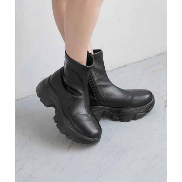 『タイムセール実施中』ZOZO問い合わせ番号:87041077ショップ:LOWRYS FARM，ローリーズファームブランド:LOWRYS FARM，ローリーズファーム商品名:ストレッチスニーカーブーツ　133385カテゴリ:シューズ>...