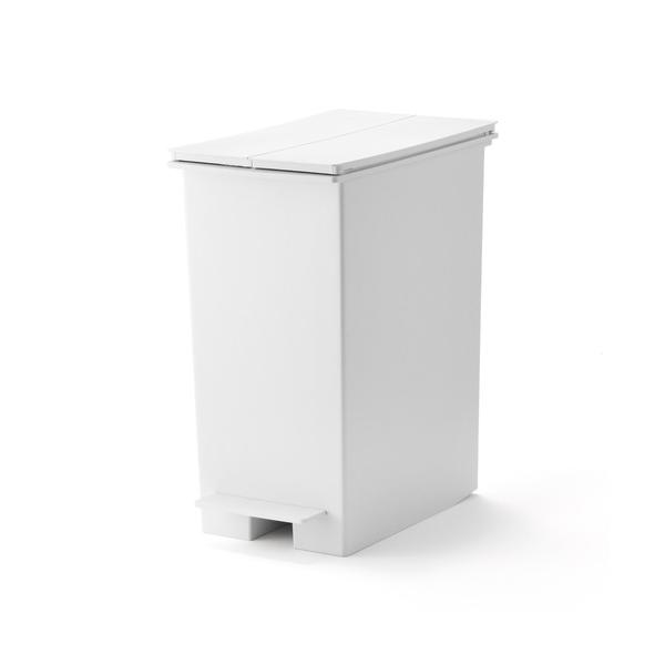 ZOZO問い合わせ番号:87109519ショップ:無印良品，ムジルシリョウヒンブランド:無印良品，ムジルシリョウヒン商品名:再生ポリプロピレン入り　ペダル式ダストボックス　両開きフタ付き　大・４５Ｌ袋用カテゴリ:インテリア>ダストボッ...