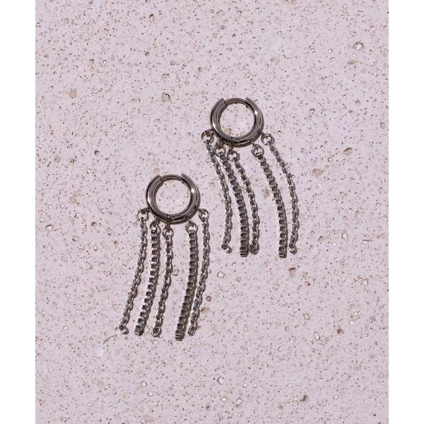 ピアス 「WEB限定」“Moment”しゃらしゃらピアス/サージカルステンレス（金属アレルギー対応）「LHME / エルエイチエムイー」