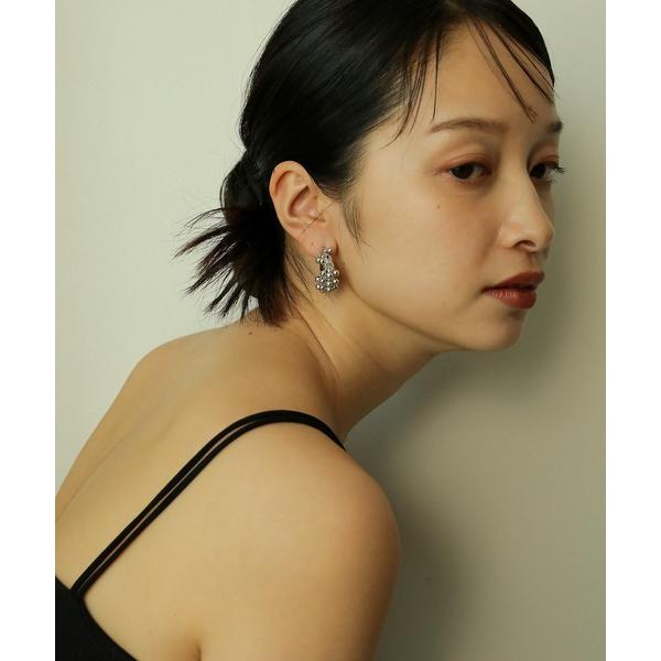パール ピアス パールシャワー メタル ピアス レディース