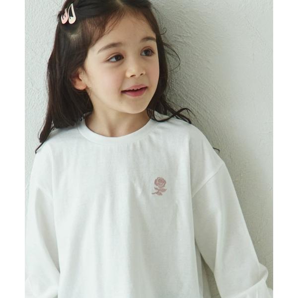 『タイムセール実施中』ZOZO問い合わせ番号:87180845ショップ:pairmanon，ペアマノンブランド:pairmanon，ペアマノン，coucou manon，ククゥ マノン商品名:ワンポイント オリジナル刺繍 長袖 Tシャツカテ...