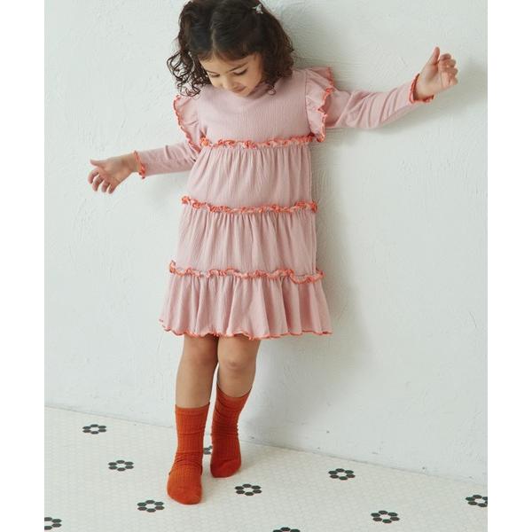 『タイムセール実施中』ZOZO問い合わせ番号:87184581ショップ:pairmanon，ペアマノンブランド:pairmanon，ペアマノン，coucou manon，ククゥ マノン商品名:楊柳天竺 配色メロー ティアード ワンピースカテ...