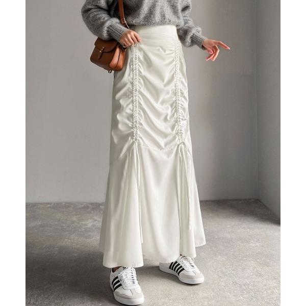 『タイムセール実施中』ZOZO問い合わせ番号:87220979ショップ:Classical Elf，クラシカルエルフブランド:classicalelf，クラシカルエルフ商品名:大人可愛い！愛され美ライン。シャーリングリボン使いマーメイドスカ...