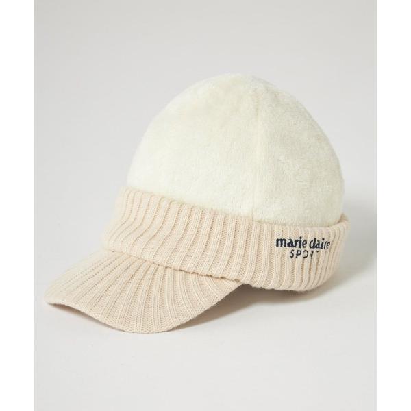 ZOZO問い合わせ番号:87223407ショップ:Karlas，カルラスブランド:marie claire，マリ・クレール商品名:marie claire GOLF/マリクレール ゴルフ ゴルフウェア ブランド ロゴ ワンポイント ボア フ...