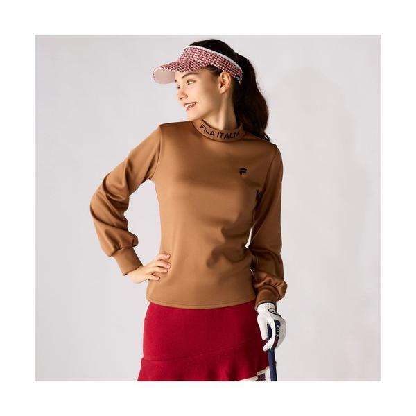 ZOZO問い合わせ番号:87223469ショップ:Karlas，カルラスブランド:FILA GOLF，フィラゴルフ ，FILA，フィラ商品名:FILA GOLF/フィラゴルフ ゴルフウェア ブランド ロゴ 紫外線カット 裏ベロア モックネッ...
