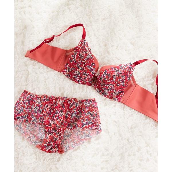 ブラジャー MADE WITH LIBERTY FABRIC さあ、わたし レース 脇高ブラジャー