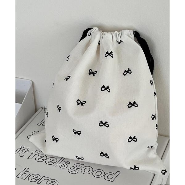 『タイムセール実施中』ZOZO問い合わせ番号:87321729ショップ:TONE，トーンブランド:TONE SELECT GOODS，トーンセレクトグッズ商品名:Liaa/リボン柄 巾着 ポーチ A18446カテゴリ:財布/小物>ポー...