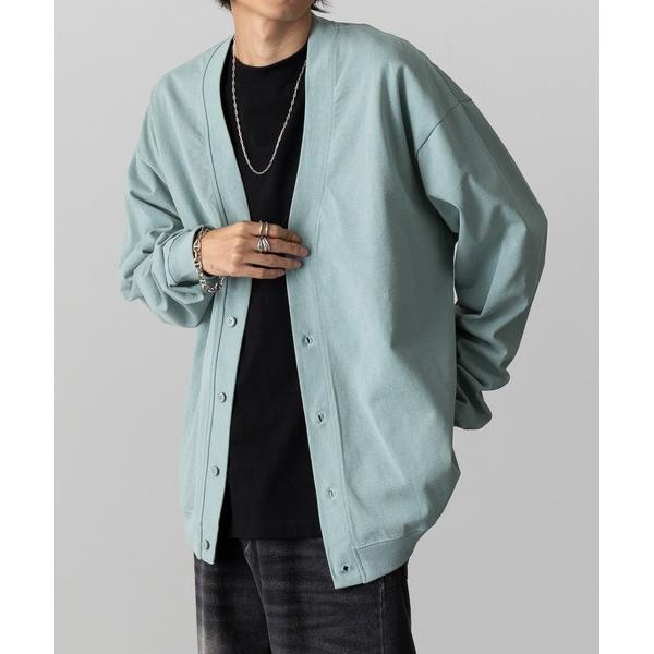 スマホショルダー カーディガン 「United Athle」cotton jersey loose fit cardigan / コットン ジャージー ルーズフィット カーディガン 4488